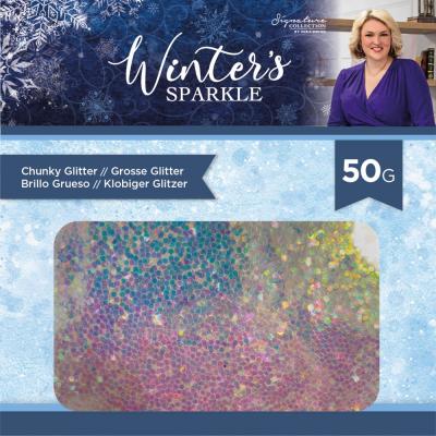 Crafter's Companion Winter's Sparkle Glitzer - Chunky Glitter