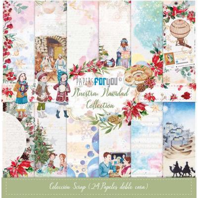 Papers For You Nuestra Navidad Designpapiere - Mini Scrap Paper Pack