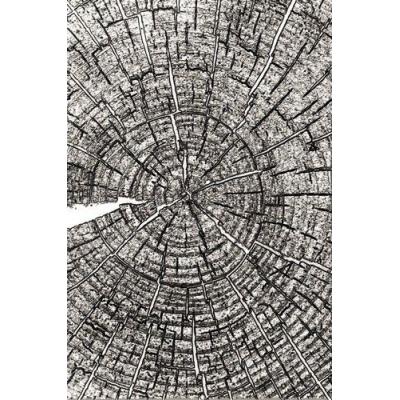 Sizzix by Tim Holtz 3-D Texture Fades Embossing Folder - Tree Rings