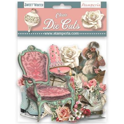 Stamperia Sweet Winter Die Cuts - Clear Die Cuts