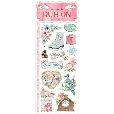 Stamperia Sweet Winter Sticker - Rub-On