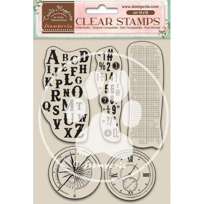 Stamperia Create Happiness Clear Stamps - Alphabet And Numbers