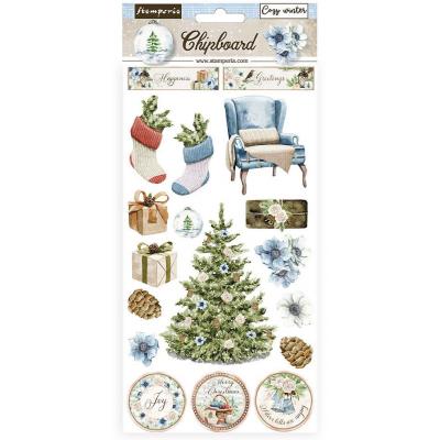 Stamperia Cozy Winter Sticker - Chipboard