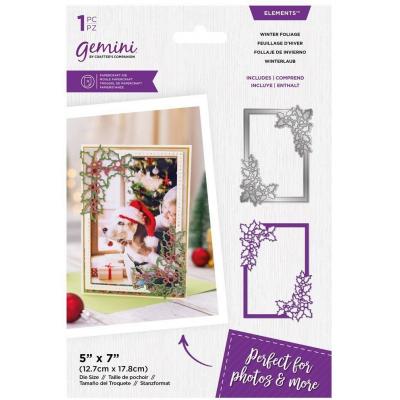 Crafter's Companion Fancy Frame Elements Die - Winter Foliage