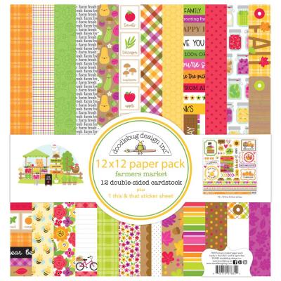 Doodlebug Farmers Market Designpapiere - Paper Pack