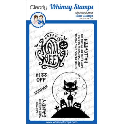 Whimsy Stamps Deb Davis Clear Stamps - ATC Hiss Off