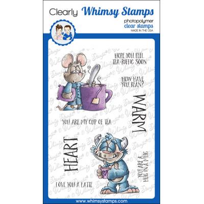 Whimsy Stamps Dustin Pike Clear Stamps - Hug In A Mug