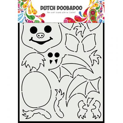 Dutch DooBaDoo Dutch Card Art - Fledermaus