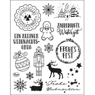 ViVa Decor Clear Stamps deutsch - Nussknacker Weihnachten