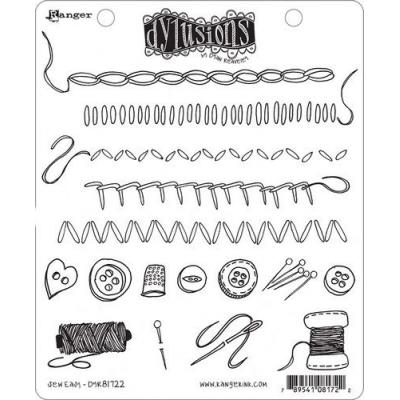 Ranger Dyan Reaveley Dylusions Cling Stamps - Sew Easy