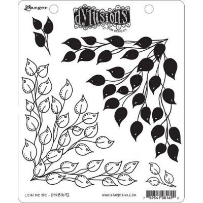 Ranger Dyan Reaveley Dylusions Cling Stamps - Leaf Me Be