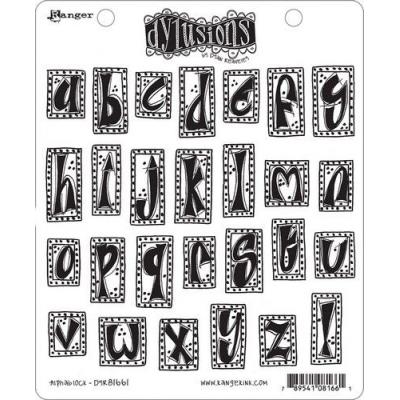 Ranger Dyan Reaveley Dylusions Cling Stamps - Alphablock