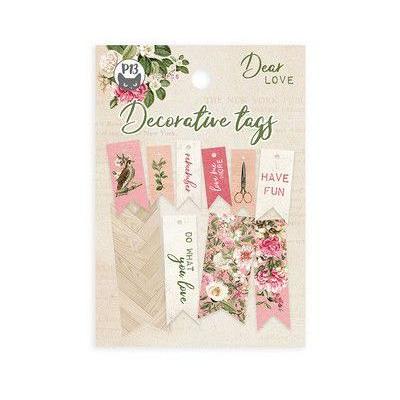 Piatek13 Dear Love Die Cuts - Tags Banner