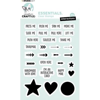 StudioLight Essentials Nr.238 Clear Stamps - Text Interactions