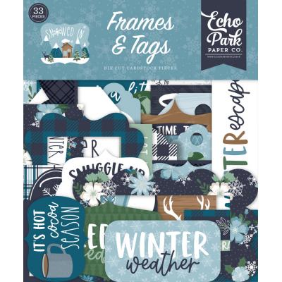 Echo Park Snowed In Die Cuts - Frames & Tags