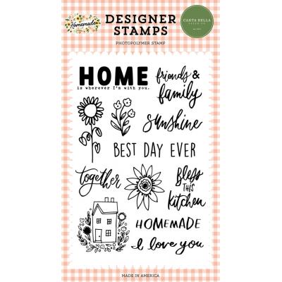 Carta Bella Homemade Clear Stamps - Bless This Kitchen