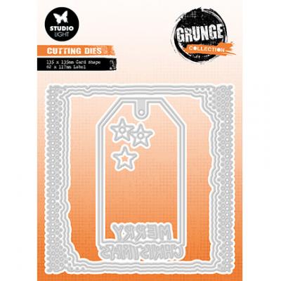 StudioLight Grunge Collection Nr. 434 Stanzschablonen - Cardshape
