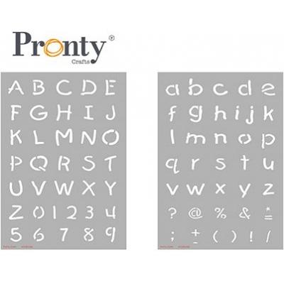 Pronty Stencil - Alphabet