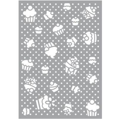 Pronty Stencil - Cake And Dots