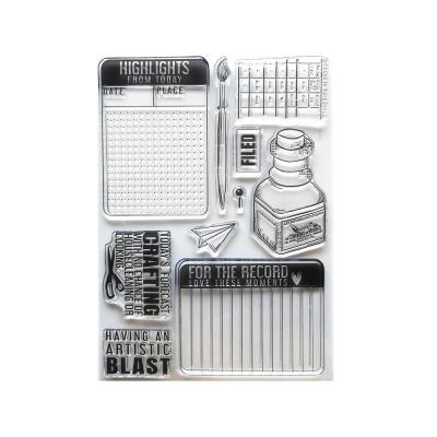 Elizabeth Craft Clear Stamps - Ink Journaling Cards