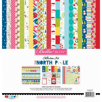Bella Blvd The North Pole Designpapiere - Collection Kit