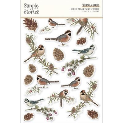 Simple Stories Winter Woods Sticker - Sticker Book