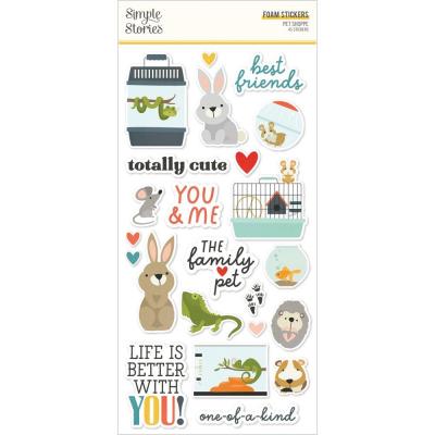 Simple Stories Pet Shoppe Sticker - Foam Stickers