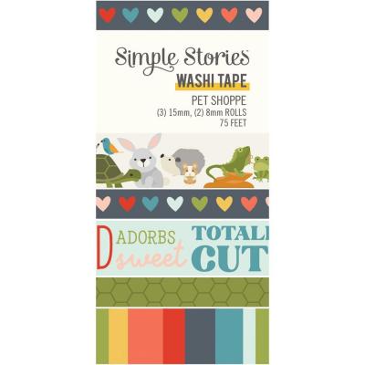 Simple Stories Pet Shoppe Klebeband - Washi Tape