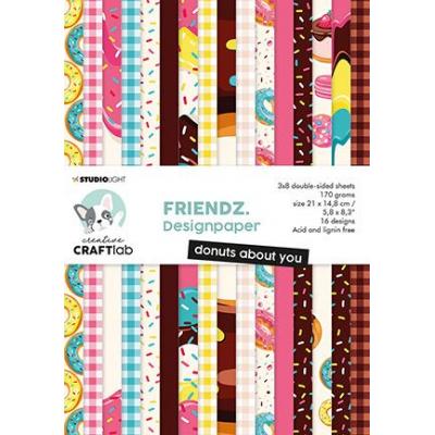 StudioLight Pietenpost Friendz Nr.72 Designpapiere - Donuts About You