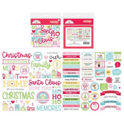 Doodlebug Candy Cane Lane Sticker Die Cuts - Chit Chat
