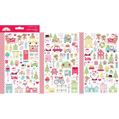 Doodlebug Candy Cane Lane Sticker - Mini Icons Stickers