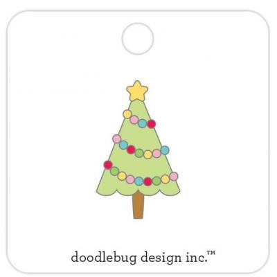 Doodlebug Candy Cane Lane Embellishments - Tiny Tree