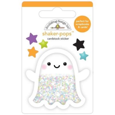 Doodlebug Monster Madness Shaker-Pops Sticker - Happy Haunting