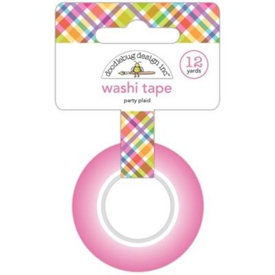 Doodelbug Monster Madness Washi Tape - Party Plaid