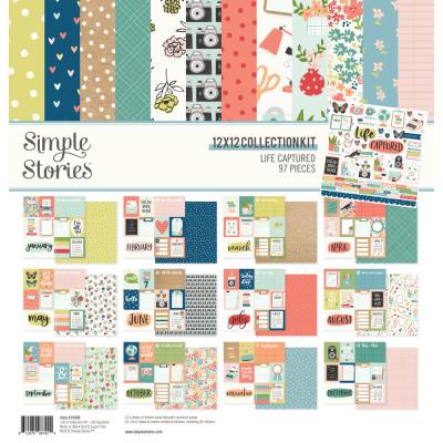 Simple Stories Life Captured Designpapiere - Collection Kit