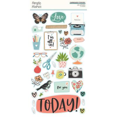 Simple Stories Life Captured Sticker - Chipboard Stickers