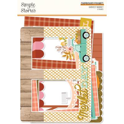 Simple Stories Harvest Market Die Cuts - Chipboard Frames