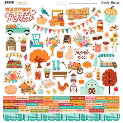 Simple Stories Harvest Market Sticker - Cardstock Stickers