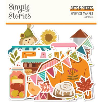 Simple Stories Harvest Market Die Cuts - Bits & Pieces