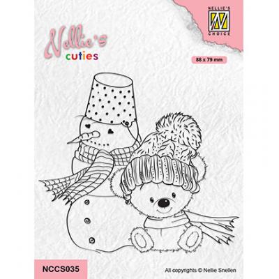 Nellie's Choice Clear Stamp - Christmas Winterfriends