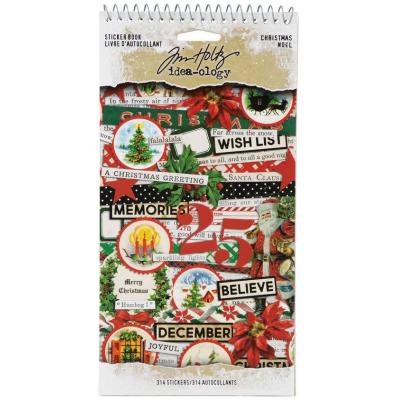 Idea-ology Tim Holtz Sticker - Sticker Book Christmas