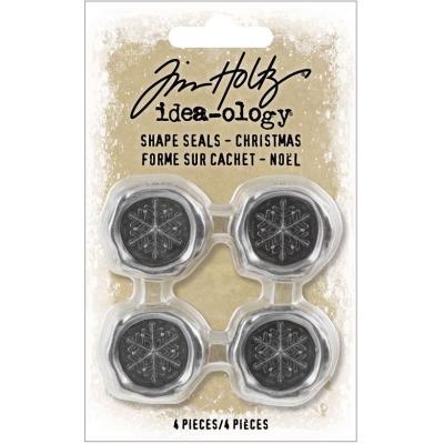 Idea-ology Tim Holtz Embellishments - Shape Seals Christmas