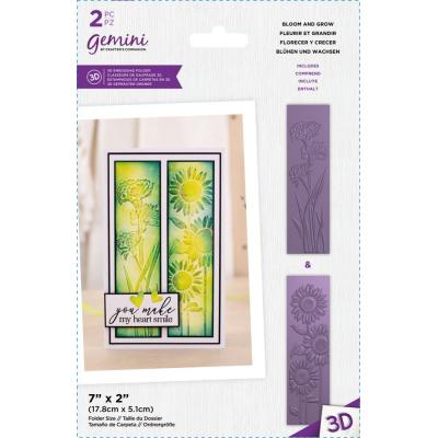 Crafter's Companion 3D Embossing Folder - Bloom And Grow
