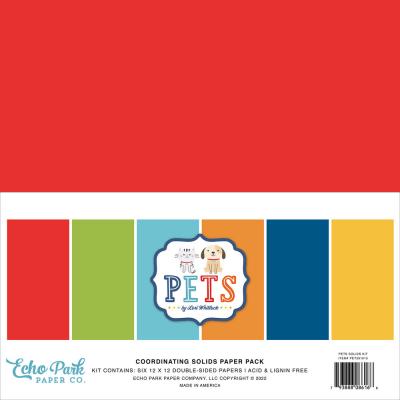 Echo Park Pets Carstock - Solids Kit