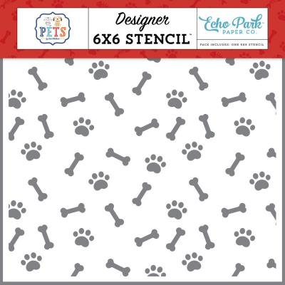 Echo Park Pets Stencil - Best Friend