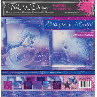 Creative Expressions Pink Ink Designs All Things White & Beautiful Designpapiere -