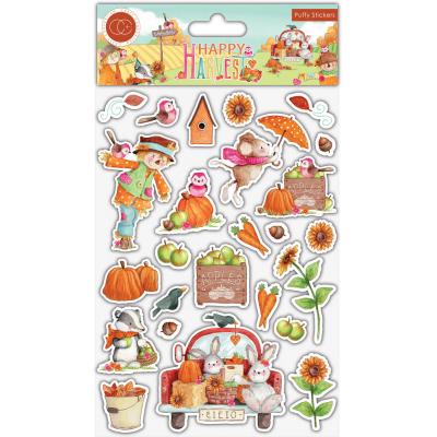 Craft Consortium Happy Harvest Sticker - Puffy Stickers