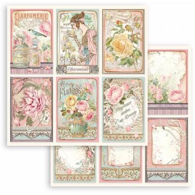 Stamperia Rose Parfum Designpapier - Cards