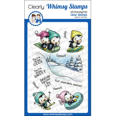 Whimsy Stamps Crissy Armstrong Clear Stamps - Penguin Snow Days