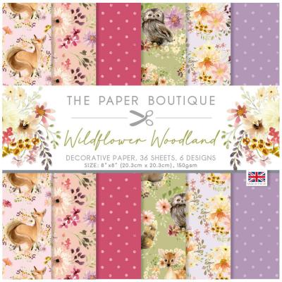 The Paper Boutique Wildflower Woodland Designpapiere - Decorative Paper